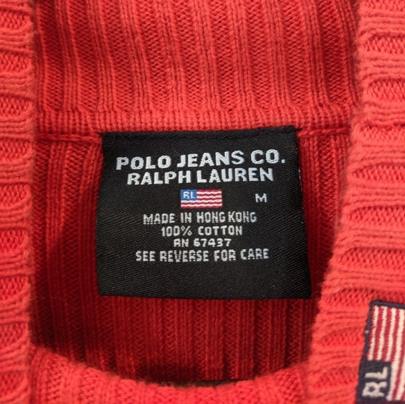 Polo Ralph Lauren M Vintage Mock Neck Sweater - Picture 3 of 7